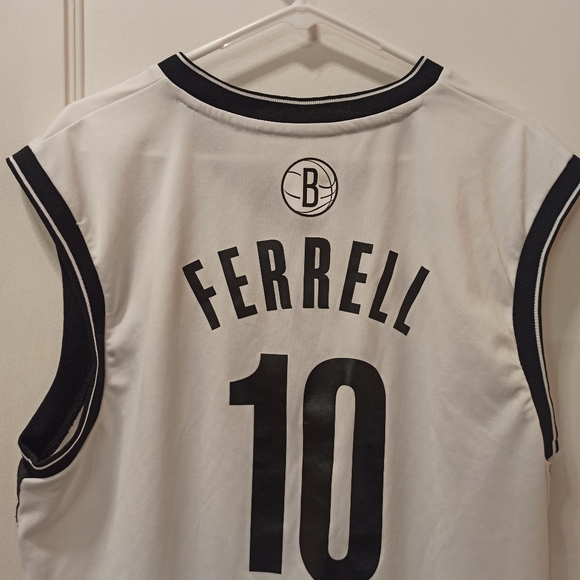 Adidas Nba Brooklyn Nets Ferrell #10 Jersey Mens Size Large - Picture 11 of 16